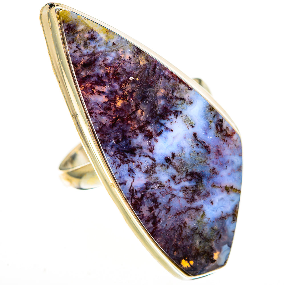 Indonesian Plume Agate Rings handcrafted by Ana Silver Co - RING112052 - Photo 2