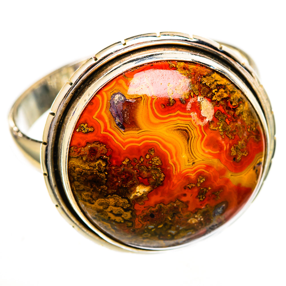 Moroccan Agate Rings handcrafted by Ana Silver Co - RING112053 - Photo 2
