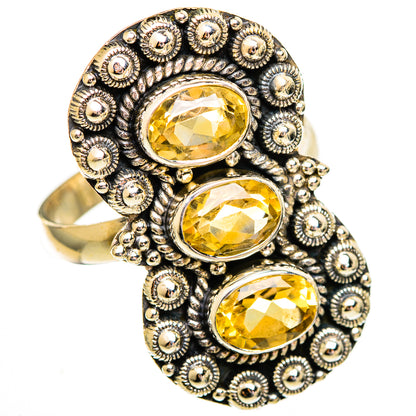 Citrine Rings handcrafted by Ana Silver Co - RING112058 - Photo 2