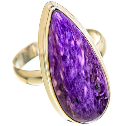 Charoite Rings handcrafted by Ana Silver Co - RING112063 - Photo 2