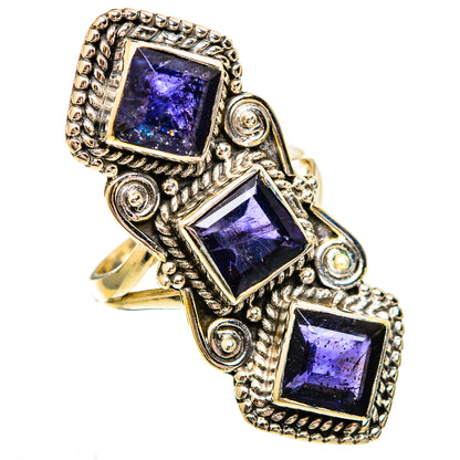 Violet Spinel Rings handcrafted by Ana Silver Co - RING112070 - Photo 2