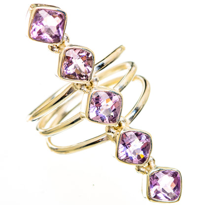 Kunzite Rings handcrafted by Ana Silver Co - RING112102 - Photo 2