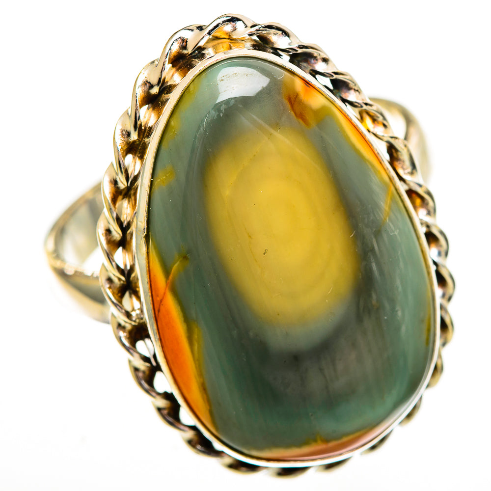Polychrome Jasper Rings handcrafted by Ana Silver Co - RING112108 - Photo 2