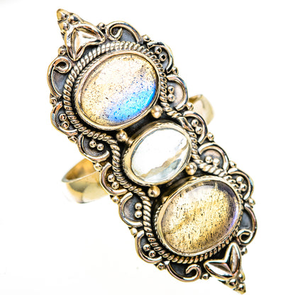 Labradorite Rings handcrafted by Ana Silver Co - RING112116 - Photo 2