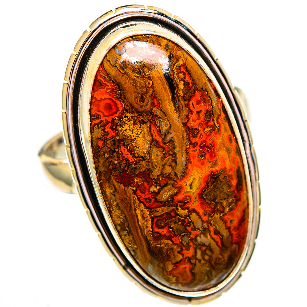 Moroccan Agate Rings handcrafted by Ana Silver Co - RING112129 - Photo 2