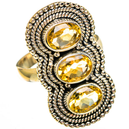 Citrine Rings handcrafted by Ana Silver Co - RING112131 - Photo 2