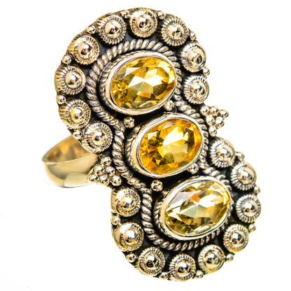 Citrine Rings handcrafted by Ana Silver Co - RING112133 - Photo 2