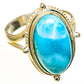 Larimar Rings handcrafted by Ana Silver Co - RING112153 - Photo 2