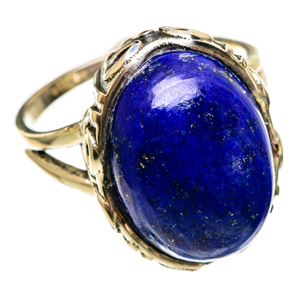 Lapis Lazuli Rings handcrafted by Ana Silver Co - RING112154 - Photo 2