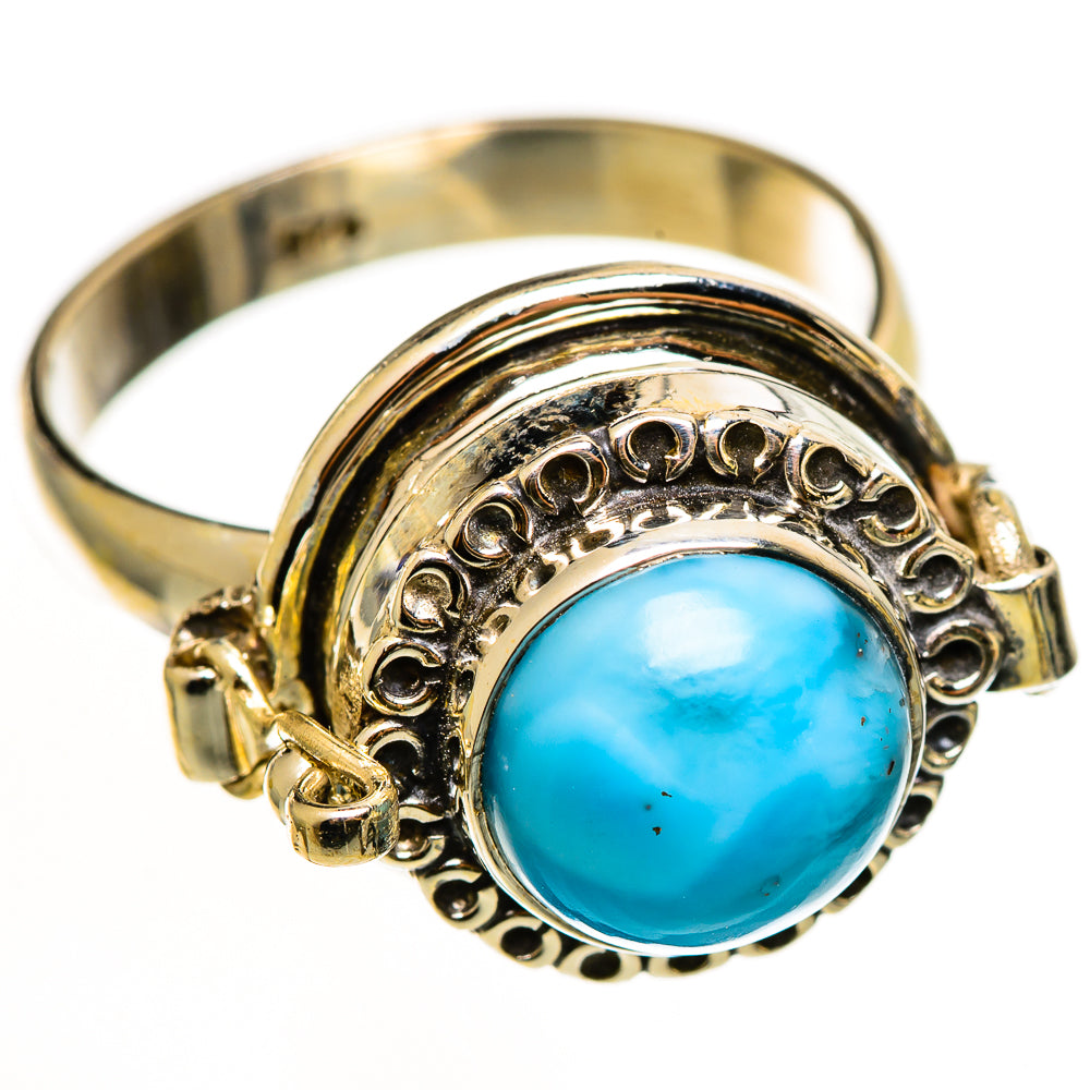 Larimar Rings handcrafted by Ana Silver Co - RING112155 - Photo 2
