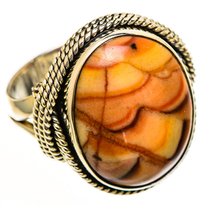 Mookaite Rings handcrafted by Ana Silver Co - RING112160 - Photo 2