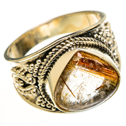 Rutilated Quartz Rings handcrafted by Ana Silver Co - RING112171 - Photo 2