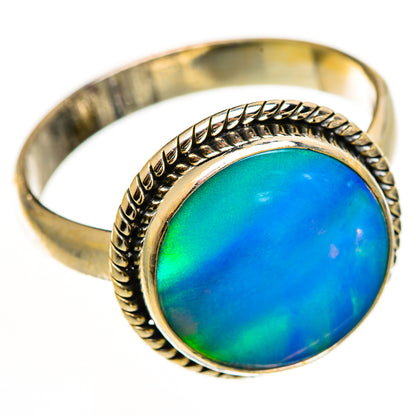 Aura Opal Rings handcrafted by Ana Silver Co - RING112181 - Photo 2