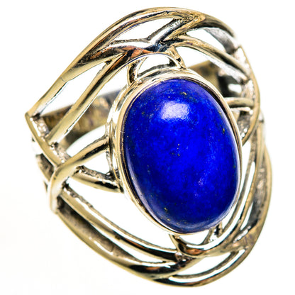 Lapis Lazuli Rings handcrafted by Ana Silver Co - RING112183 - Photo 2