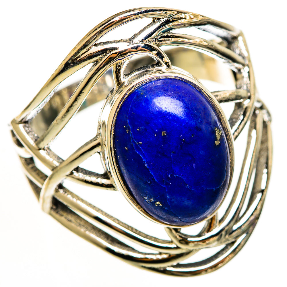 Lapis Lazuli Rings handcrafted by Ana Silver Co - RING112212 - Photo 2