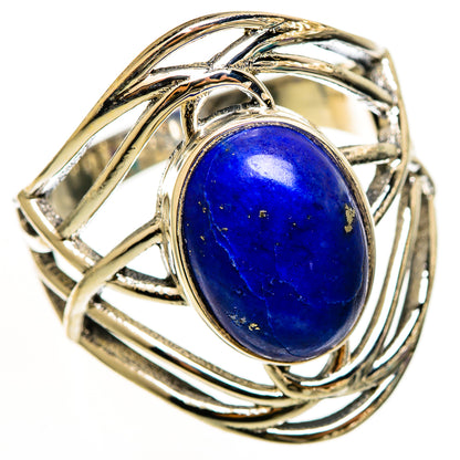 Lapis Lazuli Rings handcrafted by Ana Silver Co - RING112212 - Photo 2