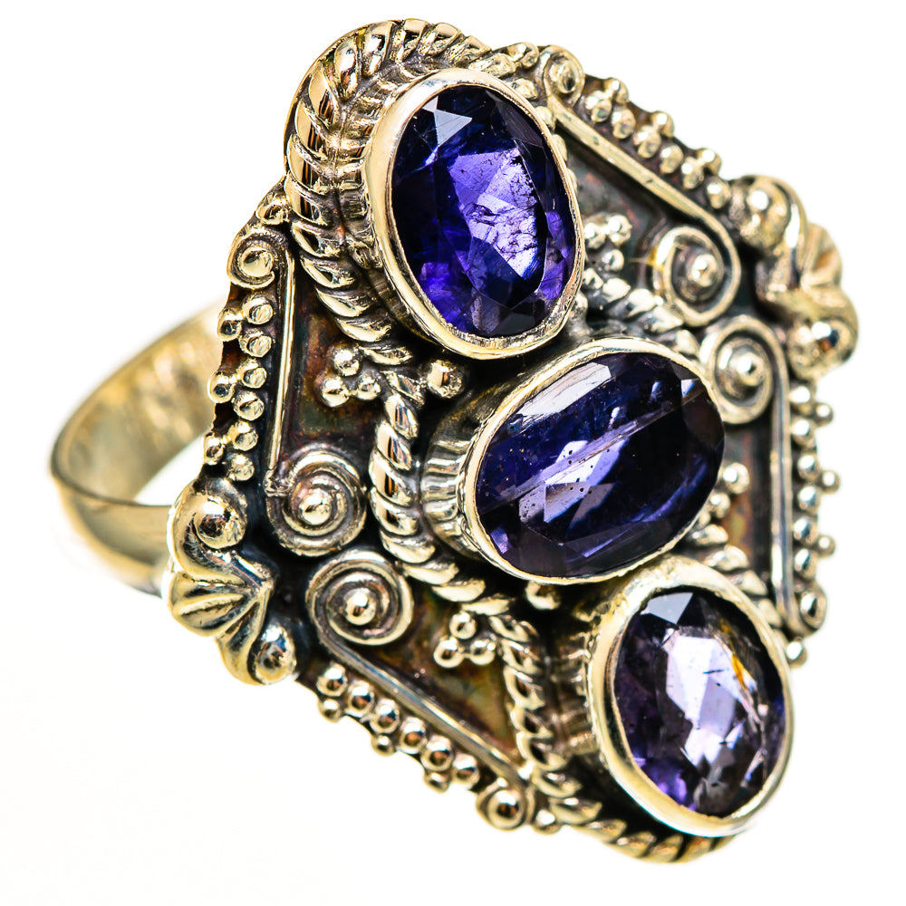 Violet Spinel Rings handcrafted by Ana Silver Co - RING112226 - Photo 2