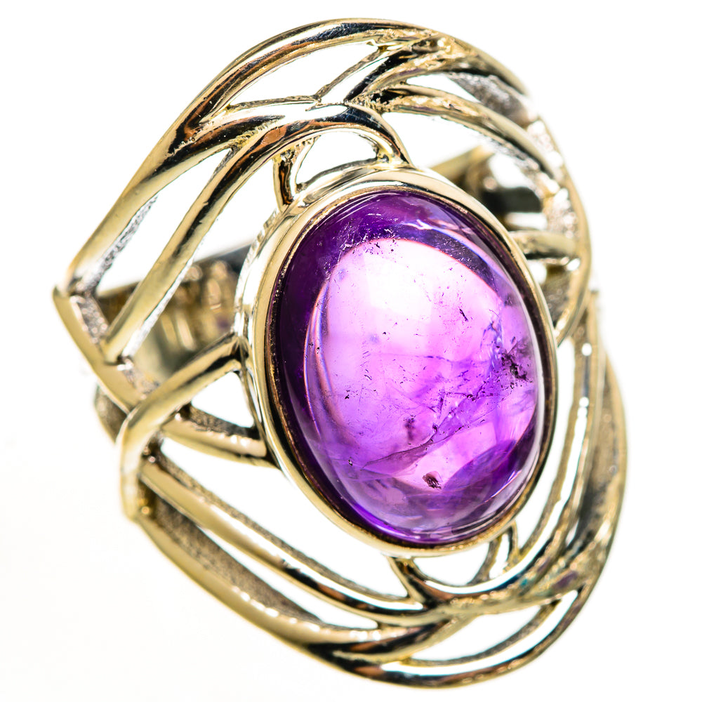 Amethyst Rings handcrafted by Ana Silver Co - RING112228 - Photo 2