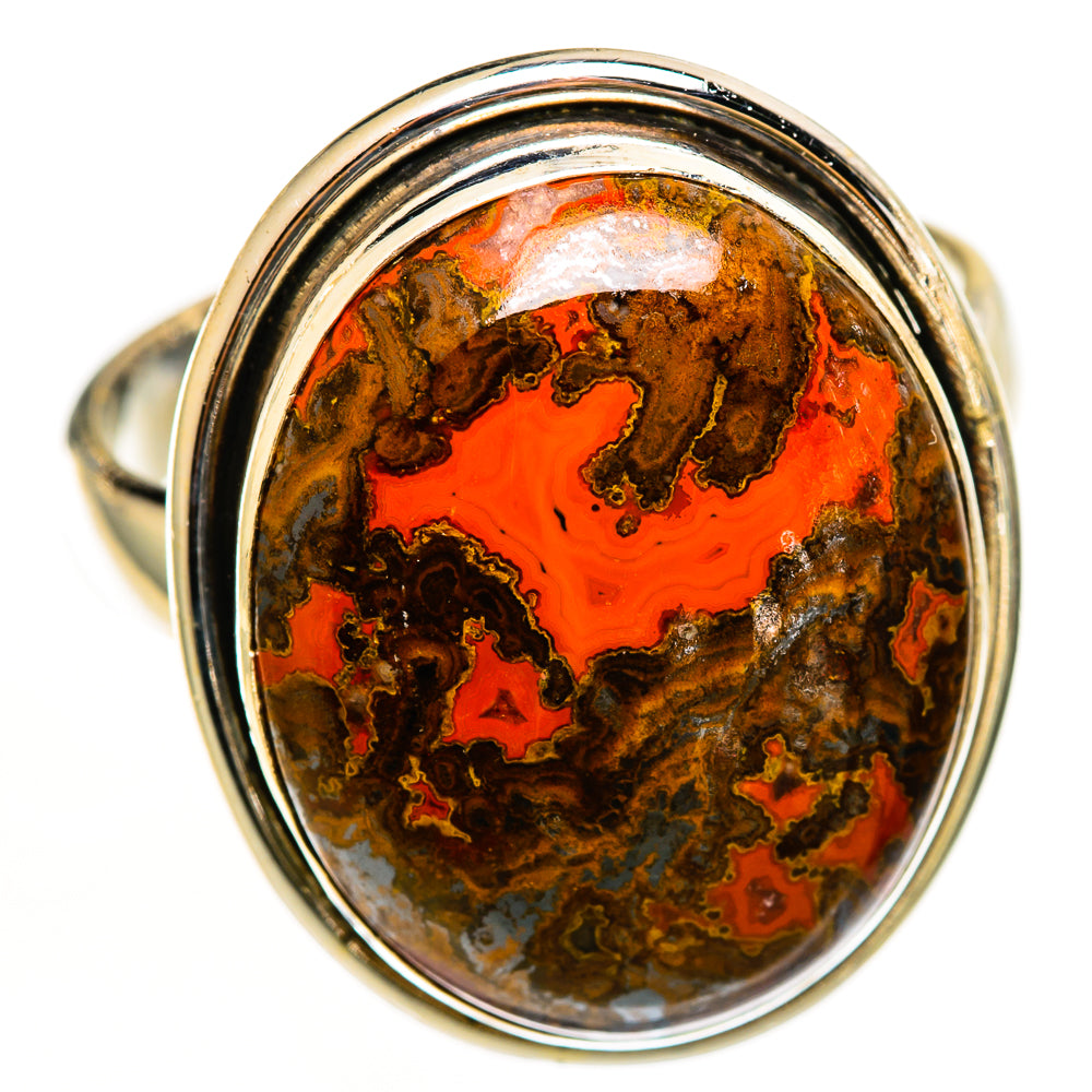 Moroccan Agate Rings handcrafted by Ana Silver Co - RING112248 - Photo 2