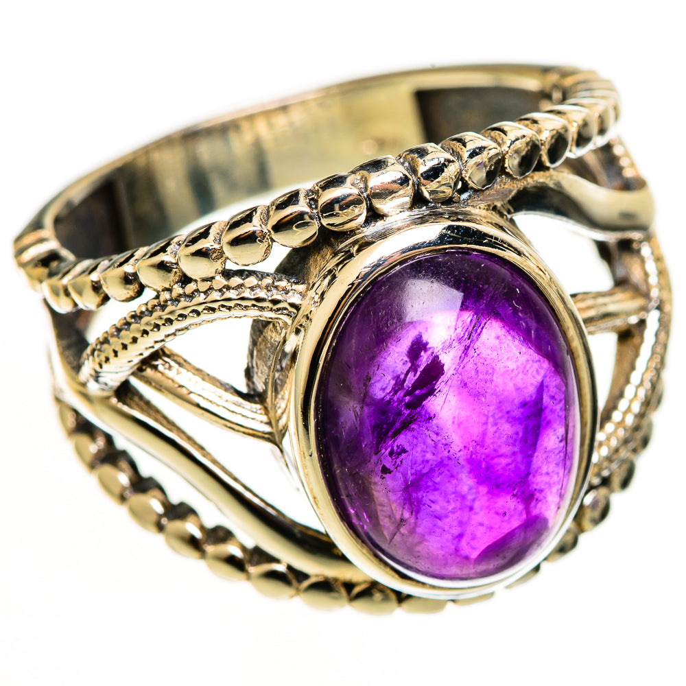 Amethyst Rings handcrafted by Ana Silver Co - RING112253 - Photo 2