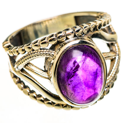 Amethyst Rings handcrafted by Ana Silver Co - RING112253 - Photo 2