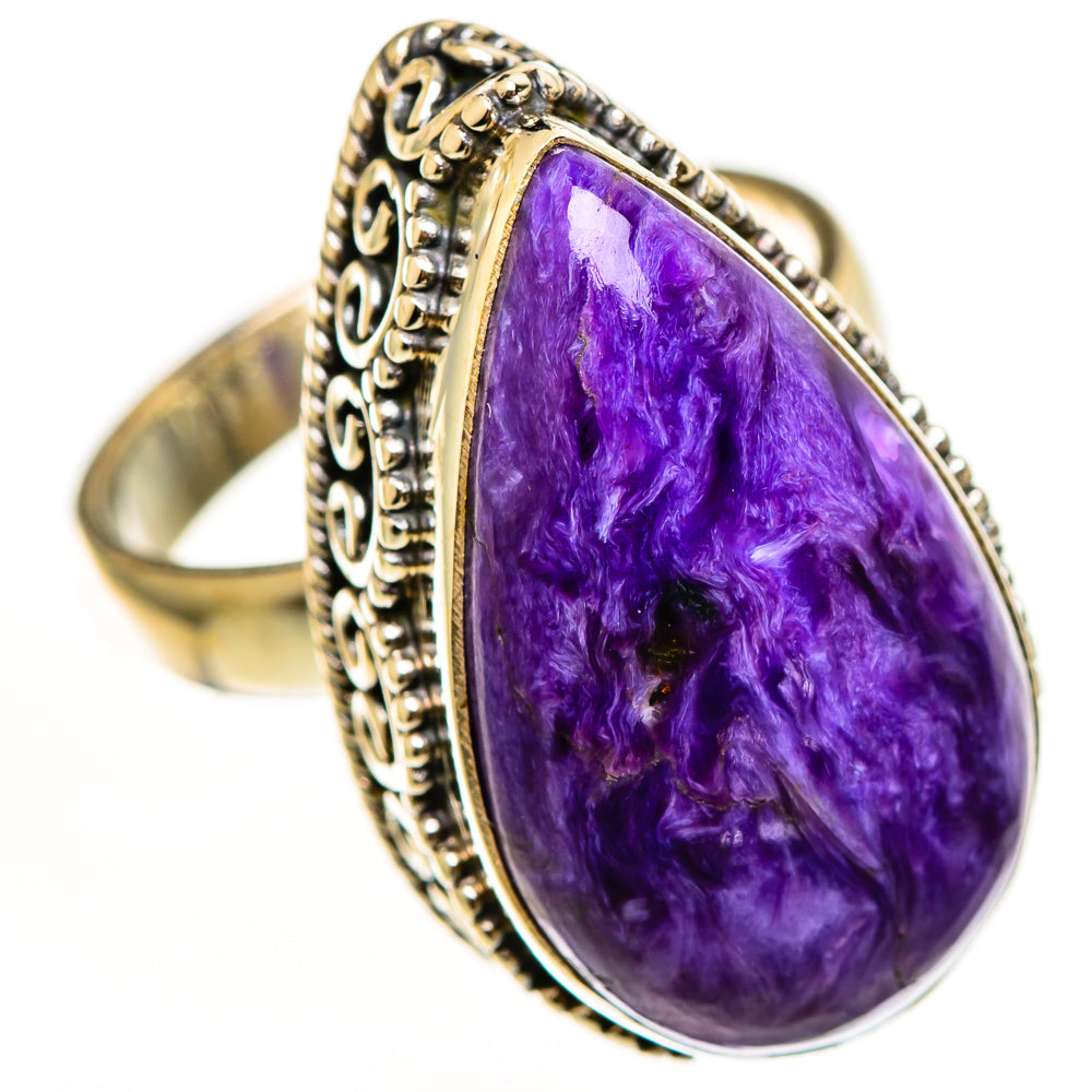 Charoite Rings handcrafted by Ana Silver Co - RING112254 - Photo 2