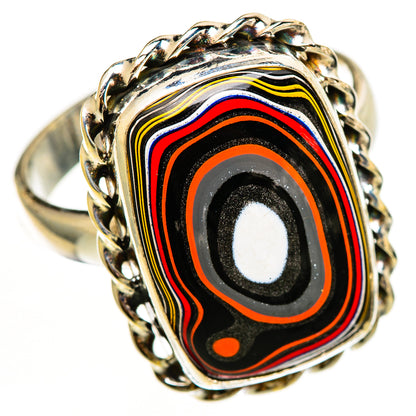 Fordite Rings handcrafted by Ana Silver Co - RING112263 - Photo 2