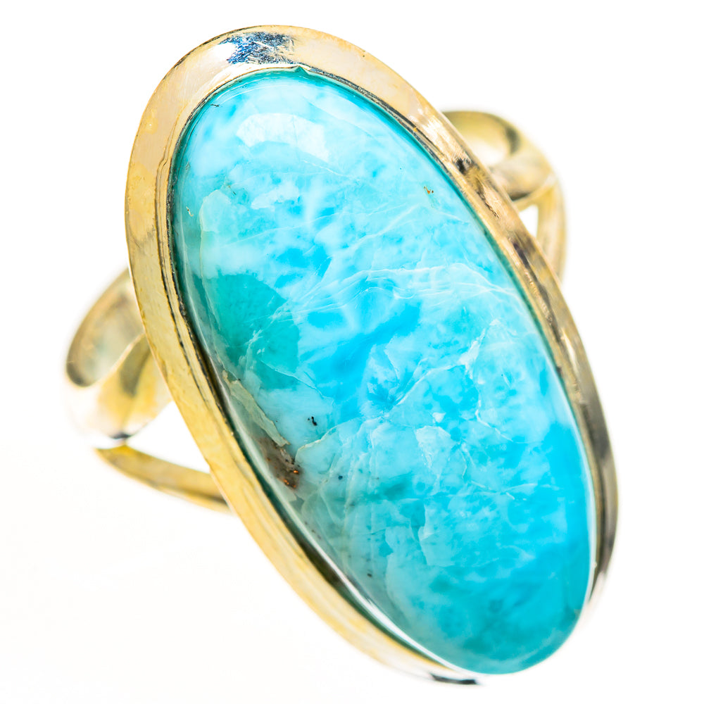 Larimar Rings handcrafted by Ana Silver Co - RING112268 - Photo 2