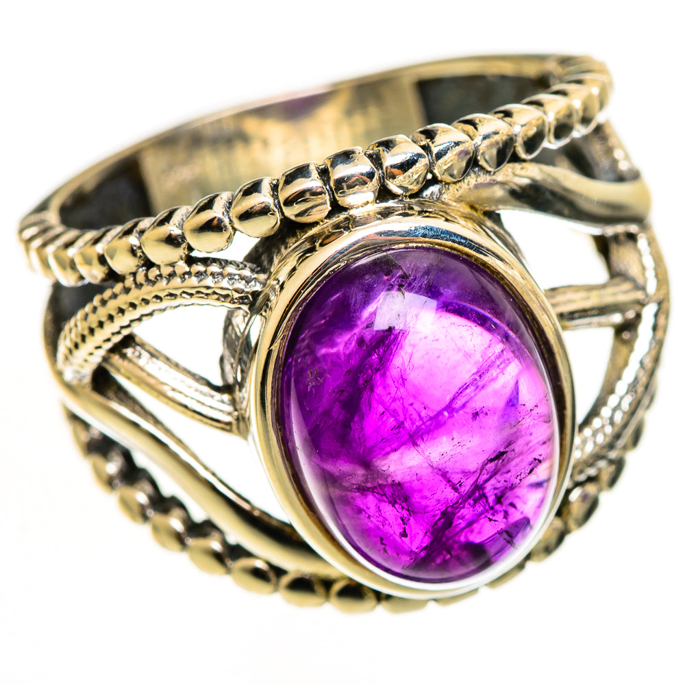 Amethyst Rings handcrafted by Ana Silver Co - RING112282 - Photo 2