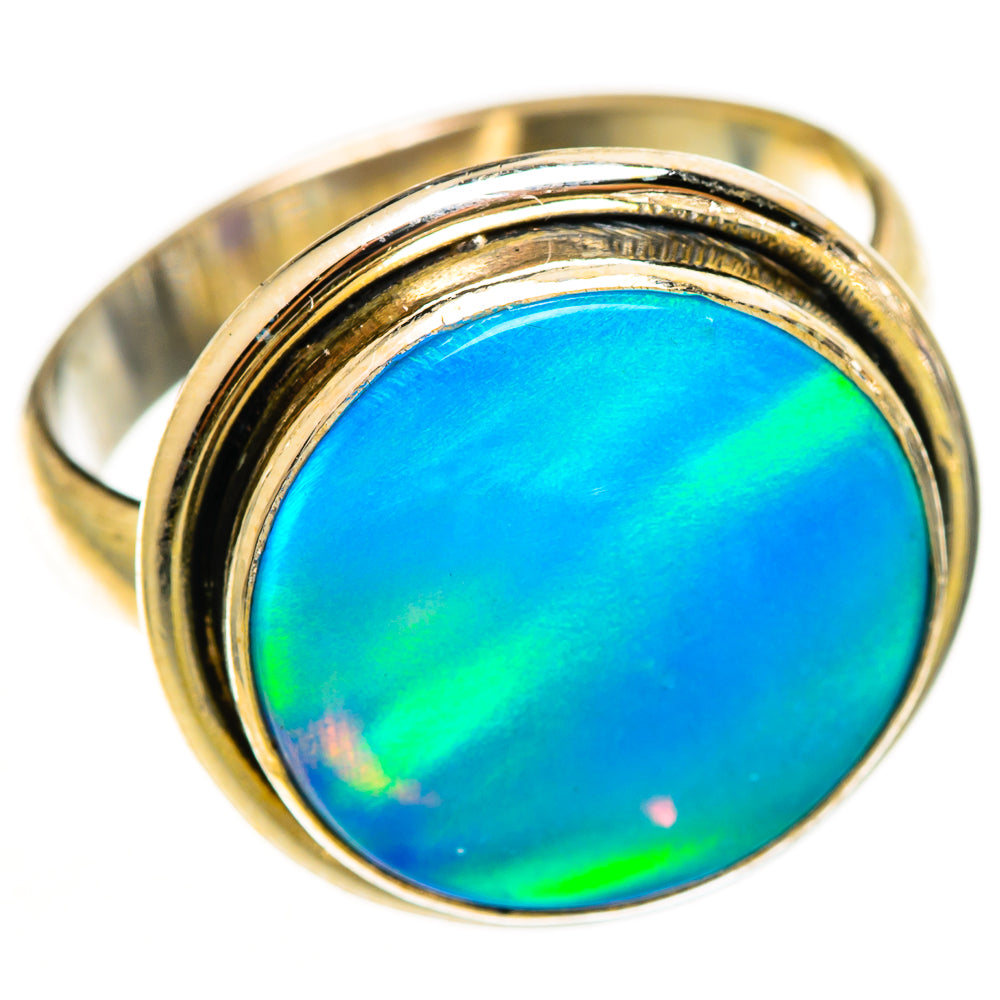 Aura Opal Rings handcrafted by Ana Silver Co - RING112293 - Photo 2