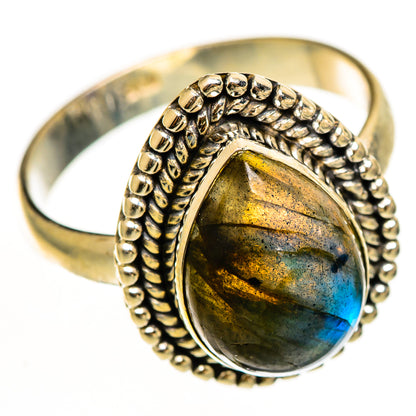 Labradorite Rings handcrafted by Ana Silver Co - RING112296 - Photo 2