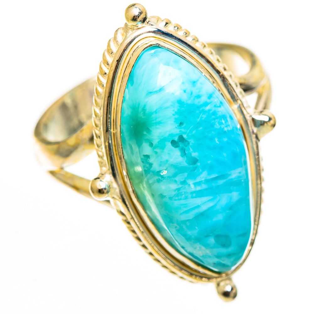 Larimar Rings handcrafted by Ana Silver Co - RING112297 - Photo 2