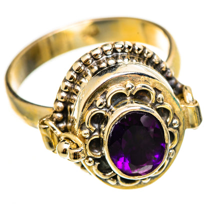 Brazilian Amethyst Rings handcrafted by Ana Silver Co - RING112338 - Photo 2