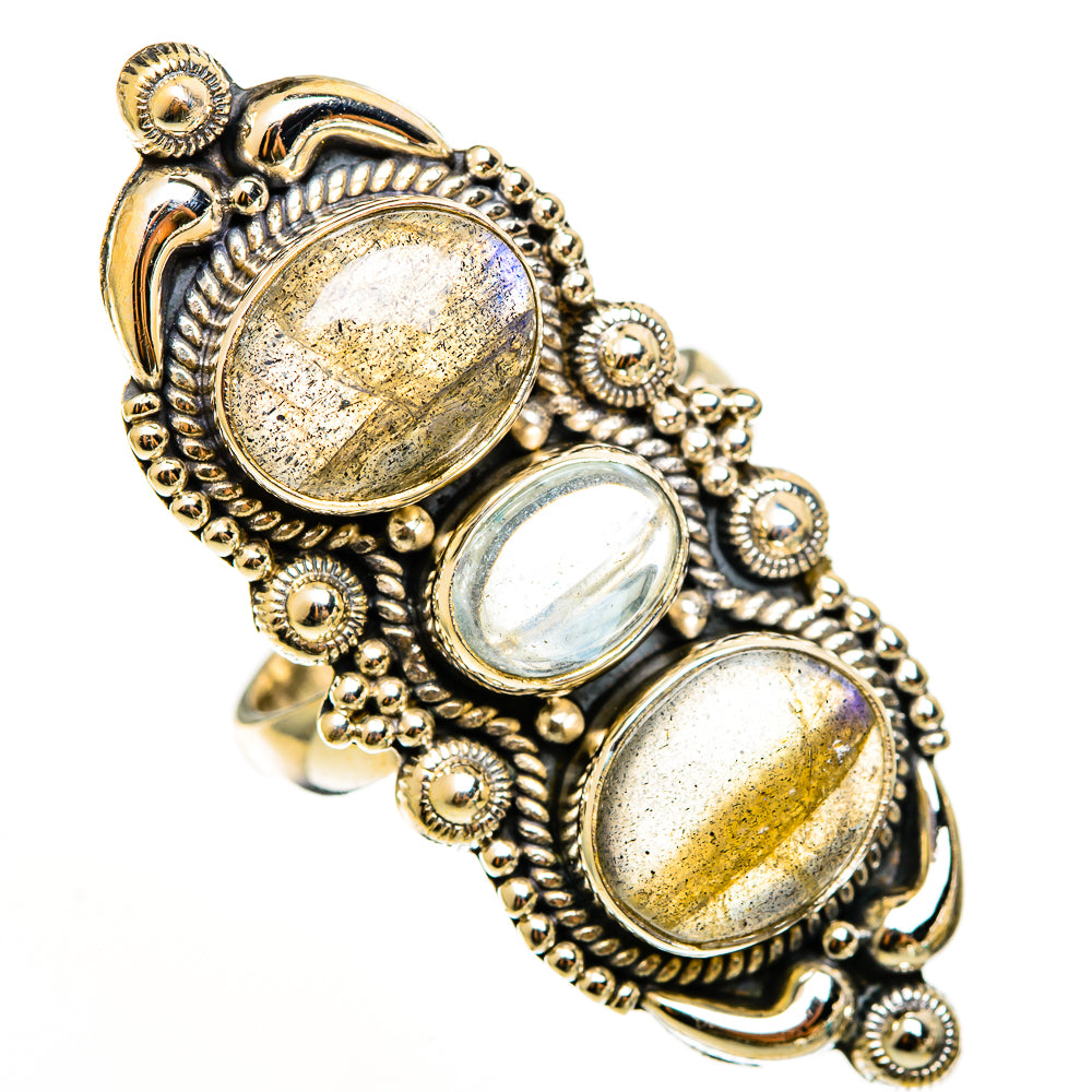 Labradorite Rings handcrafted by Ana Silver Co - RING112352 - Photo 2