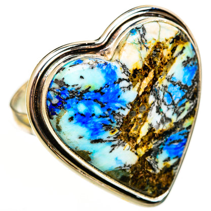 Azurite Rings handcrafted by Ana Silver Co - RING112354 - Photo 2