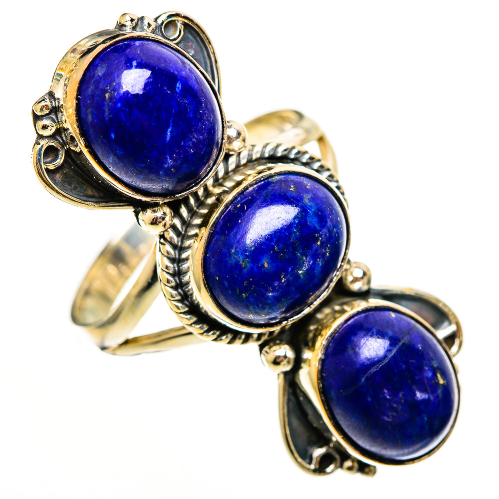 Lapis Lazuli Rings handcrafted by Ana Silver Co - RING112355 - Photo 2