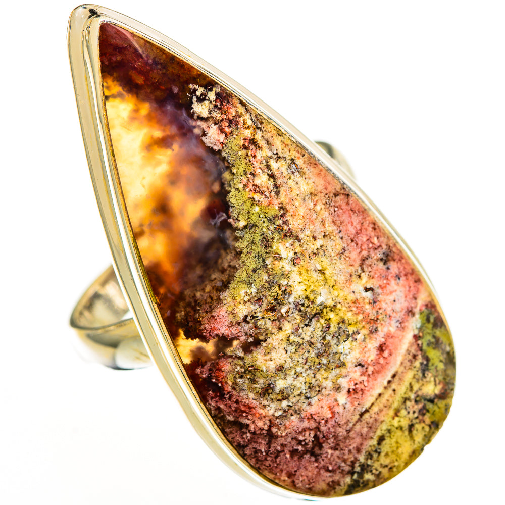 Indonesian Plume Agate Rings handcrafted by Ana Silver Co - RING112367 - Photo 2