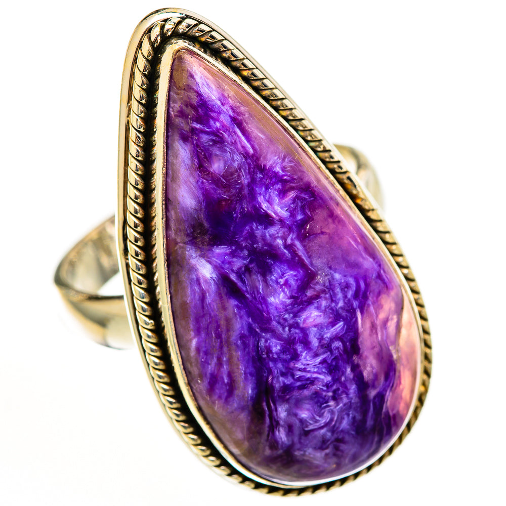 Charoite Rings handcrafted by Ana Silver Co - RING112374 - Photo 2