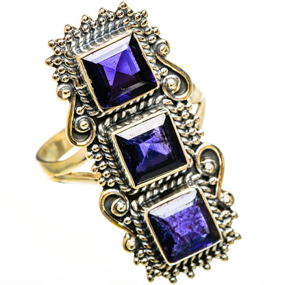 Violet Spinel Rings handcrafted by Ana Silver Co - RING112377 - Photo 2