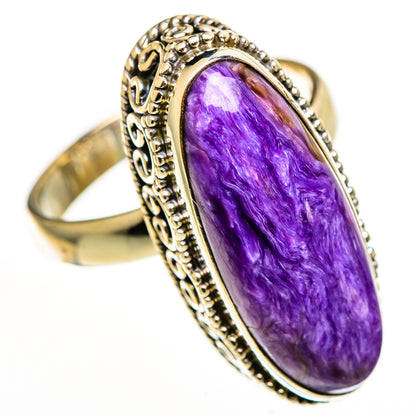 Charoite Rings handcrafted by Ana Silver Co - RING112382 - Photo 2