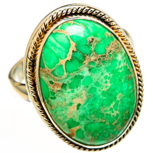 Variscite Rings handcrafted by Ana Silver Co - RING112408 - Photo 2