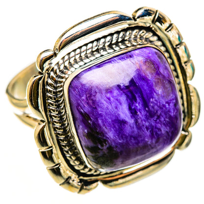 Charoite Rings handcrafted by Ana Silver Co - RING112425 - Photo 2