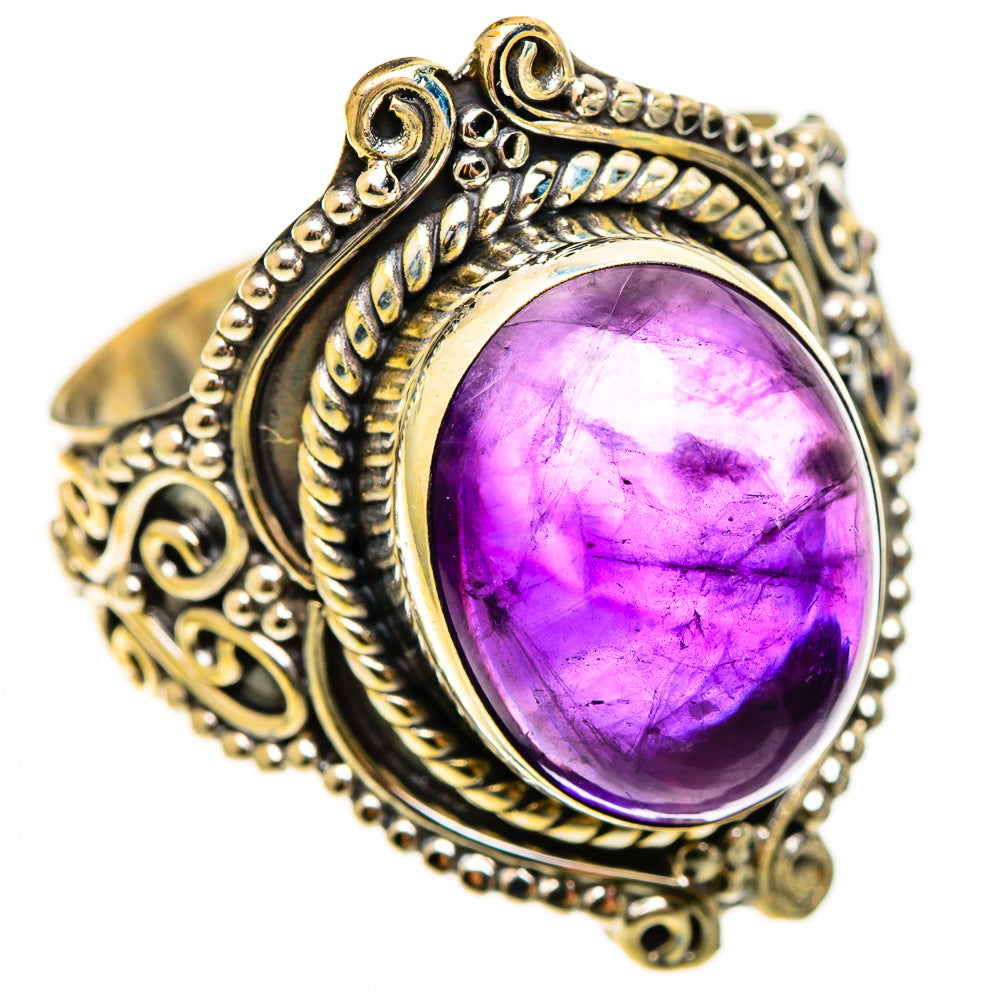 Amethyst Rings handcrafted by Ana Silver Co - RING112430 - Photo 2