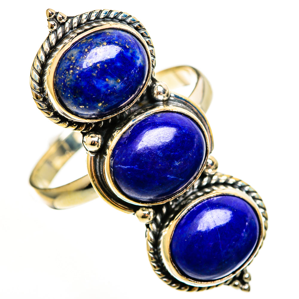 Lapis Lazuli Rings handcrafted by Ana Silver Co - RING112443 - Photo 2