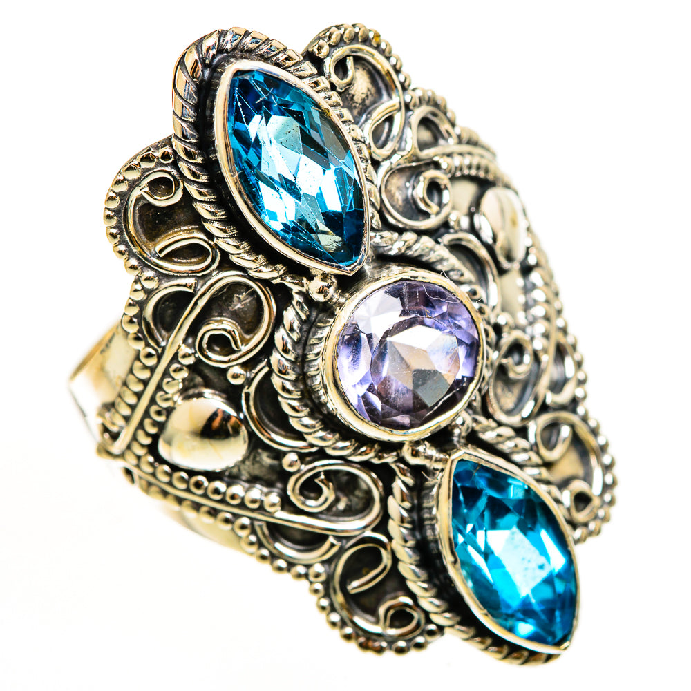 Violet Spinel Rings handcrafted by Ana Silver Co - RING112444 - Photo 2
