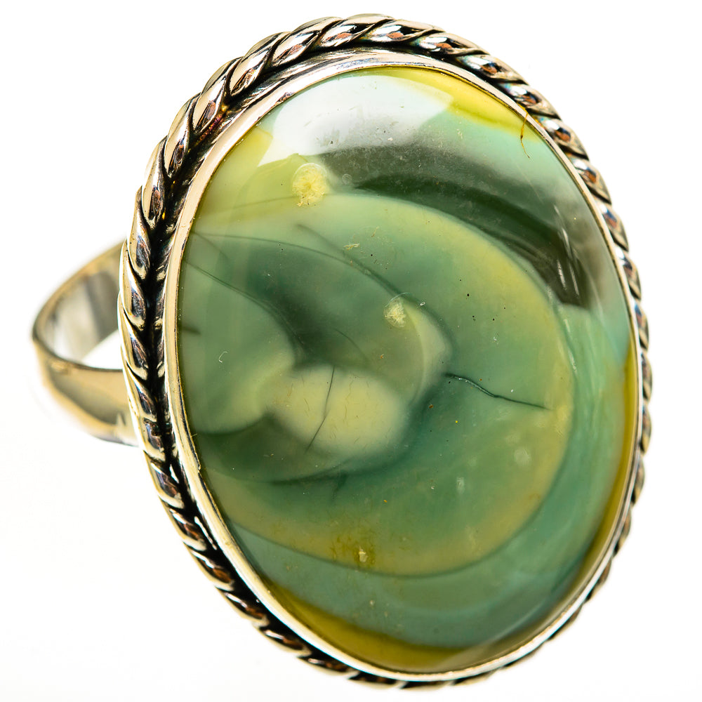 Polychrome Jasper Rings handcrafted by Ana Silver Co - RING112448 - Photo 2