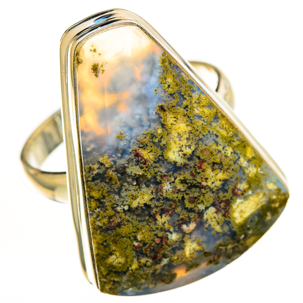 Indonesian Plume Agate Rings handcrafted by Ana Silver Co - RING112449 - Photo 2
