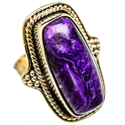Charoite Rings handcrafted by Ana Silver Co - RING112470 - Photo 2