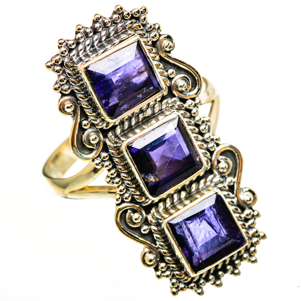 Violet Spinel Rings handcrafted by Ana Silver Co - RING112475 - Photo 2