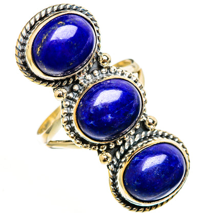 Lapis Lazuli Rings handcrafted by Ana Silver Co - RING112493 - Photo 2